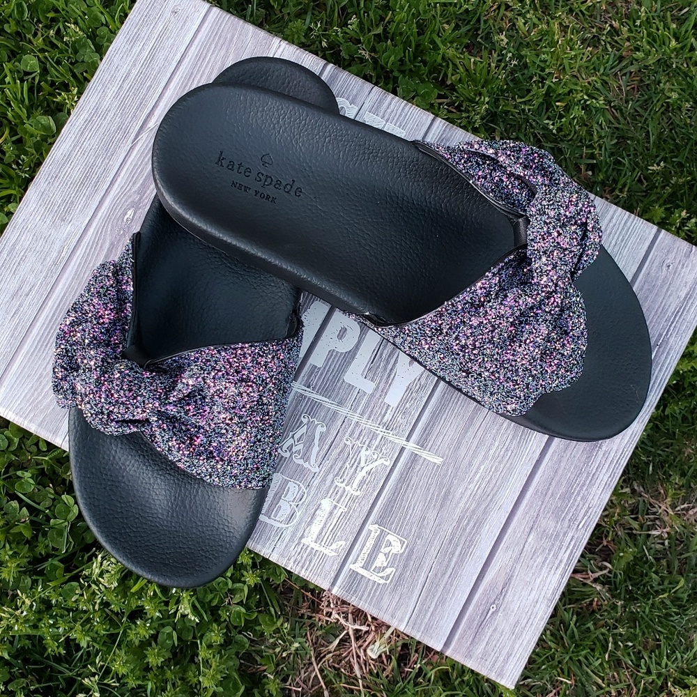 Dazzling Kate Spade Slide Sandals - Picture 6 of 8
